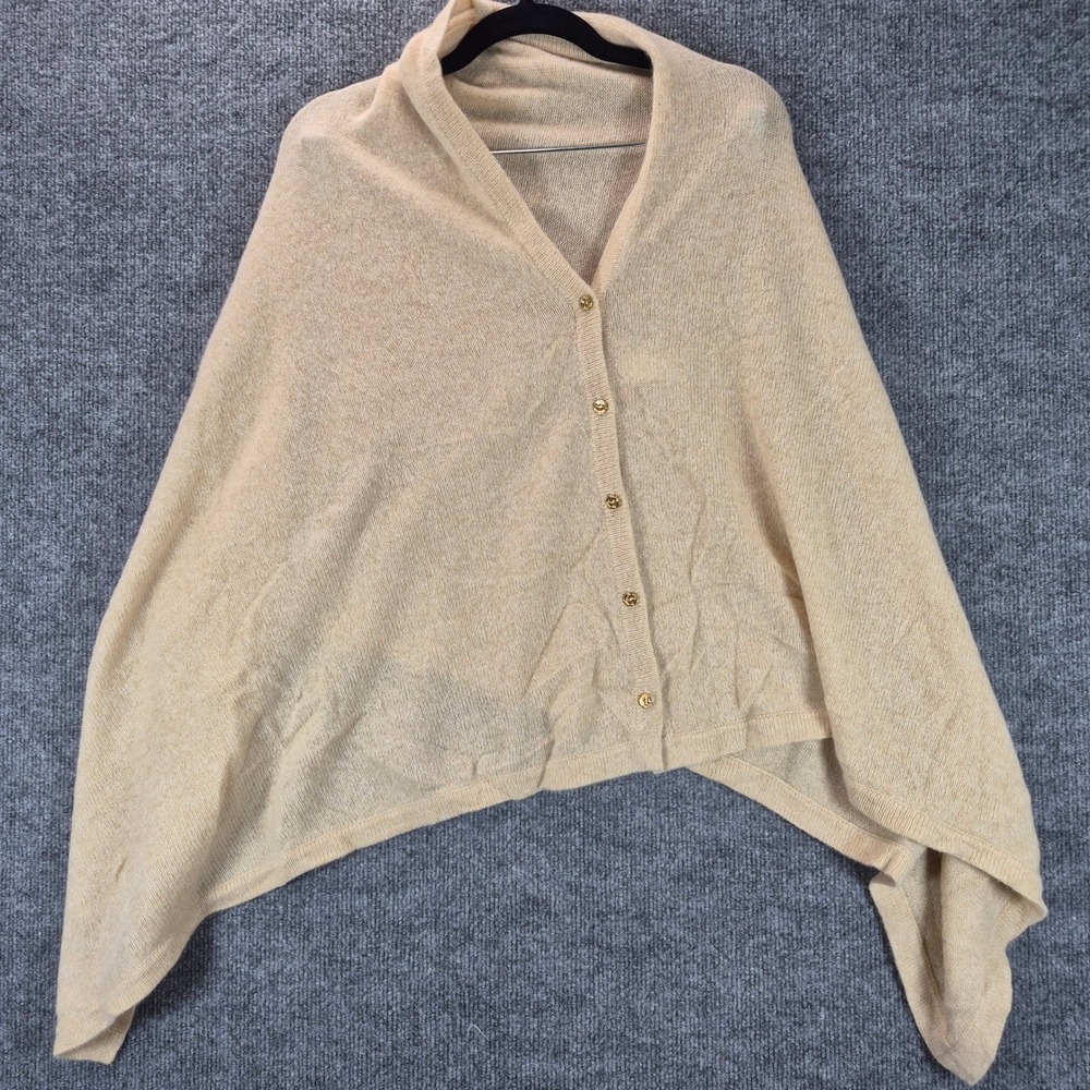 Lilly Pulitzer 100% Cashmere Wrap Cardigan Tan One Size